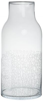  Shakespeare's Summers Day Glass Vase Räder